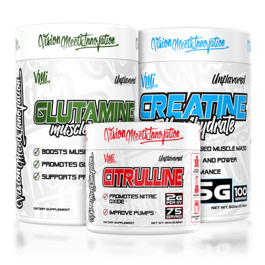 Big 3 Essential Stack: Creatine, Glutamine, & Citrulline